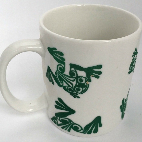 Mug Native Pacific Northwest RIBIT Frog Corey W. Moraes Tsimshian Canada 10 oz - Picture 2 of 5